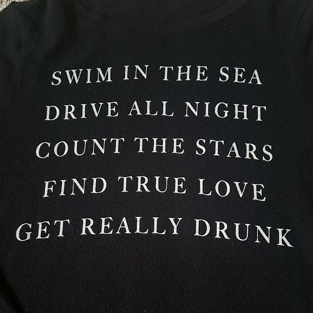 Wildfox Black Graphic Sweater - Picture 3 of 7